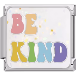 Be Kind Charm Silver