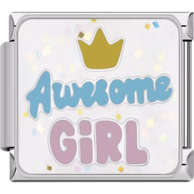 Awesome Girl Charm