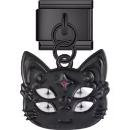 Black Cat Charm Black