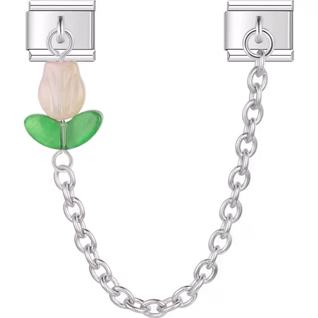 Beige Tulip Safety Chain
