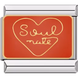 Soulmate Heart Charm Silver
