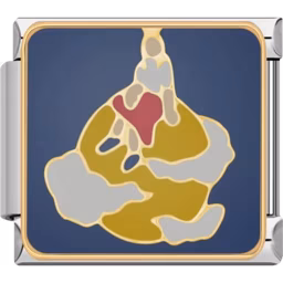 Angel on Cloud Charm Silver