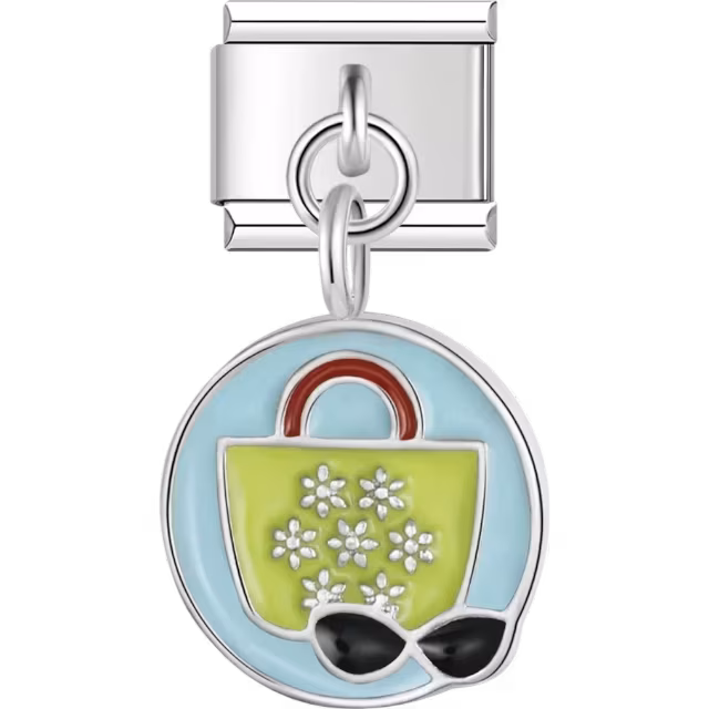 Beach Bag Pendant Charm