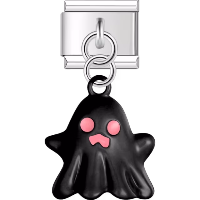 Black Ghost Dangle Charm