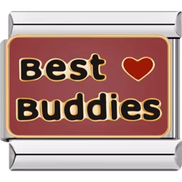 Best Buddies Charm Silver