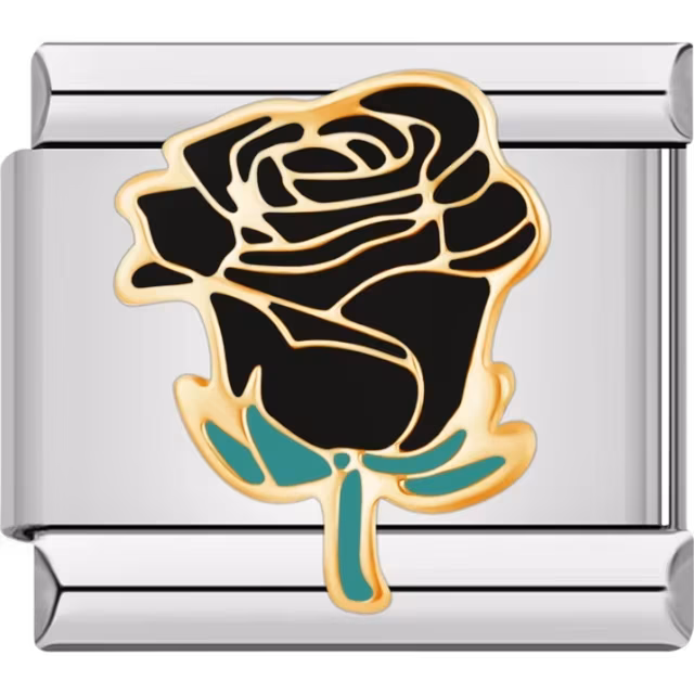 Black Rose Charm