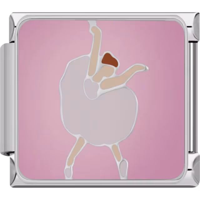 Ballerina in White Dress Charm