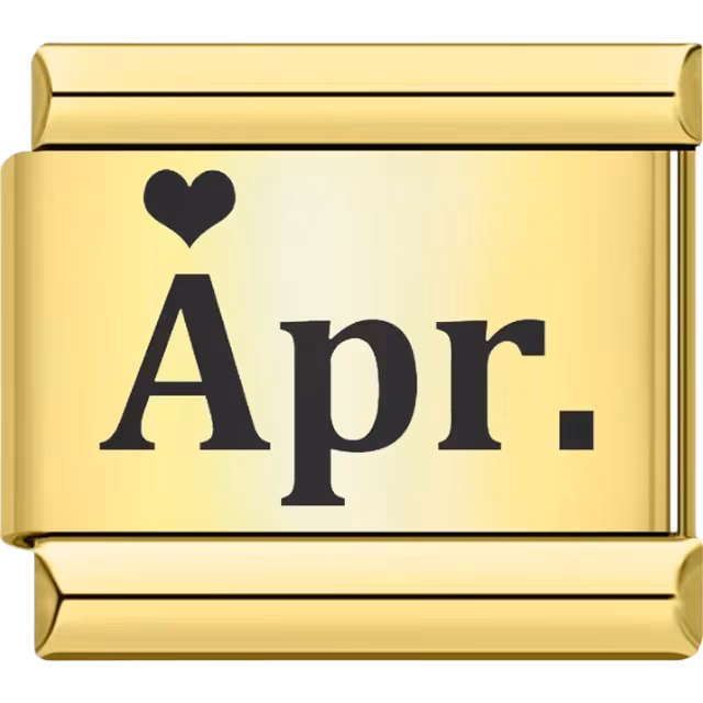 April Month Charm