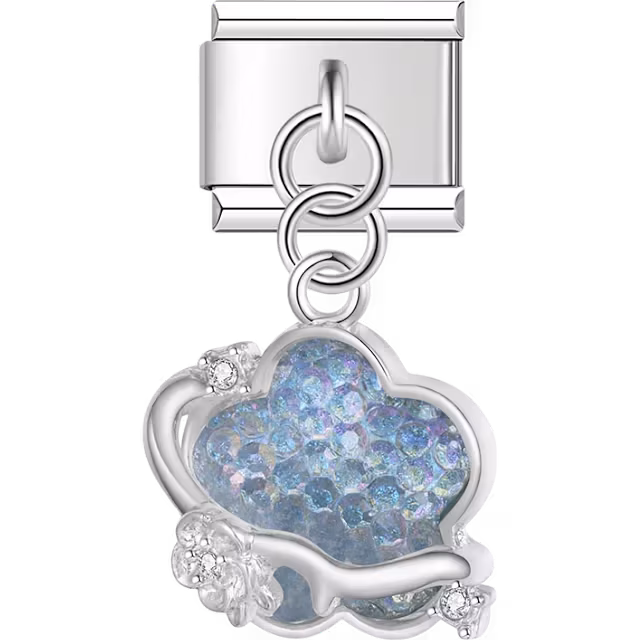 Blue Cloud Dangle Charm