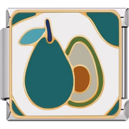 Avocado Charm Silver