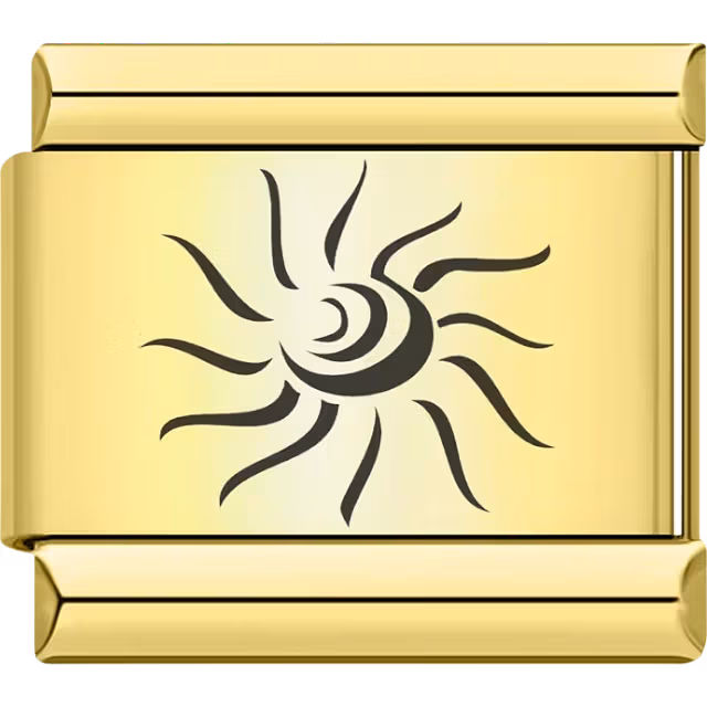 Black Sun Charm