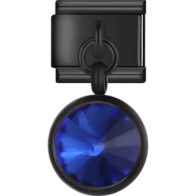 Blue Crystal Dangle Charm