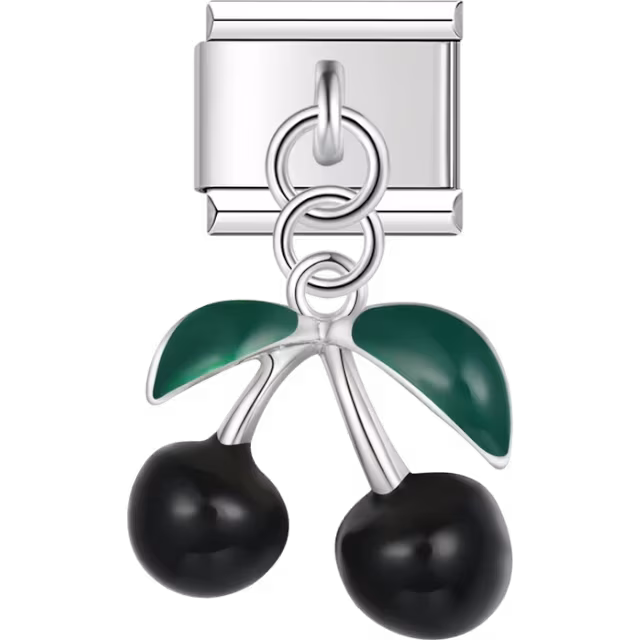 Black Cherry Dangle Charm