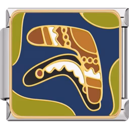 Boomerangs Charm Silver