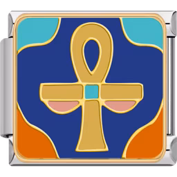 Ankh Egyptian Mythology Charm Silver