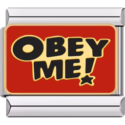 Obey Me Charm Silver