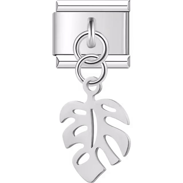 Monstera Leaf Charm