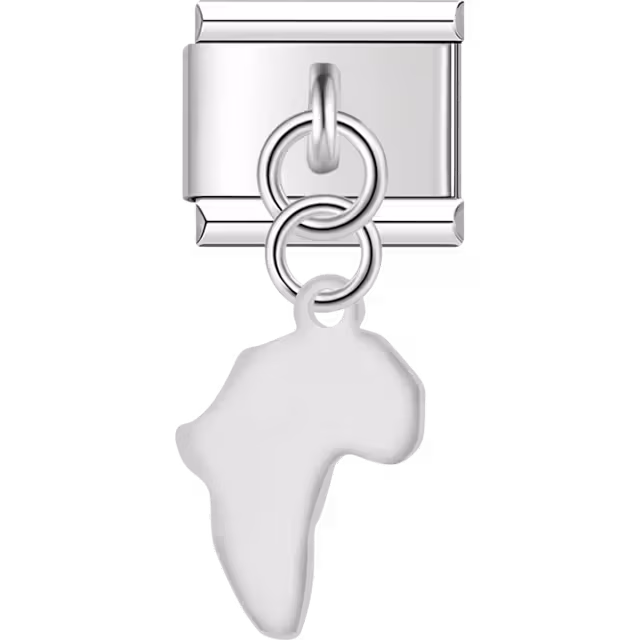 Africa Outline Dangle Charm