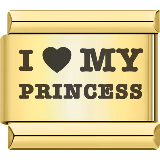 I Love My Princess Charm