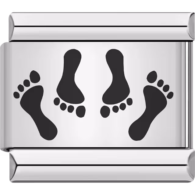 Baby Footprints Charm