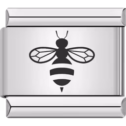 Bee Charm Silver