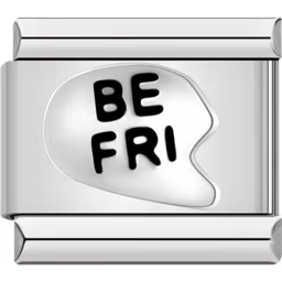 "BE FRI" Charm Silver