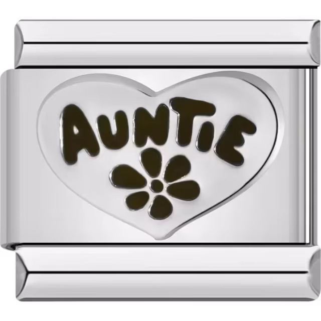 Auntie Heart Charm