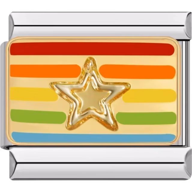 Colorful Star Charm