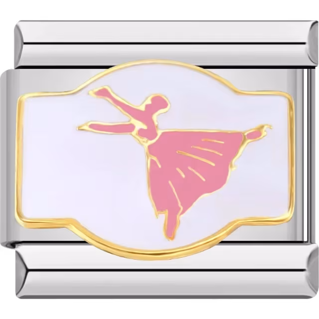 Ballerina in Pink Dress Charm