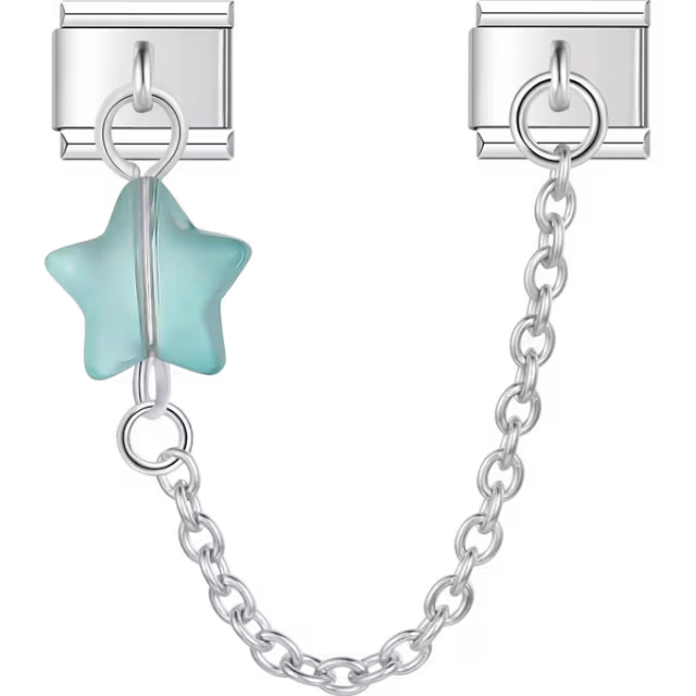 Aqua Star Safety Chain Charm