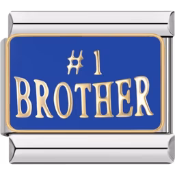 #1 Brother Charm Silver