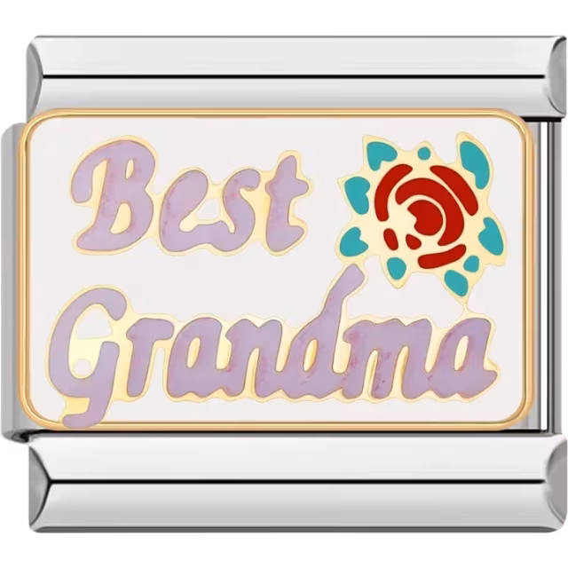 Best Grandma Rose Charm