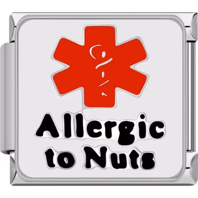 Allergic to Nuts Charm