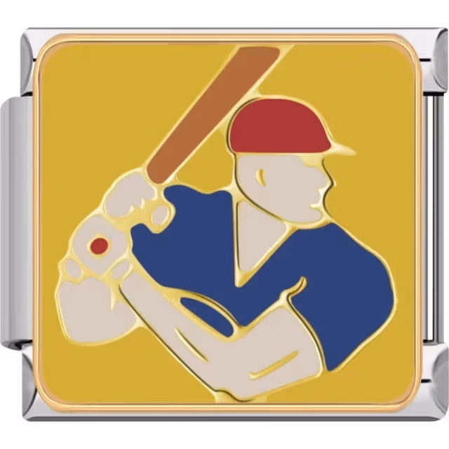 Baseball Player Charm