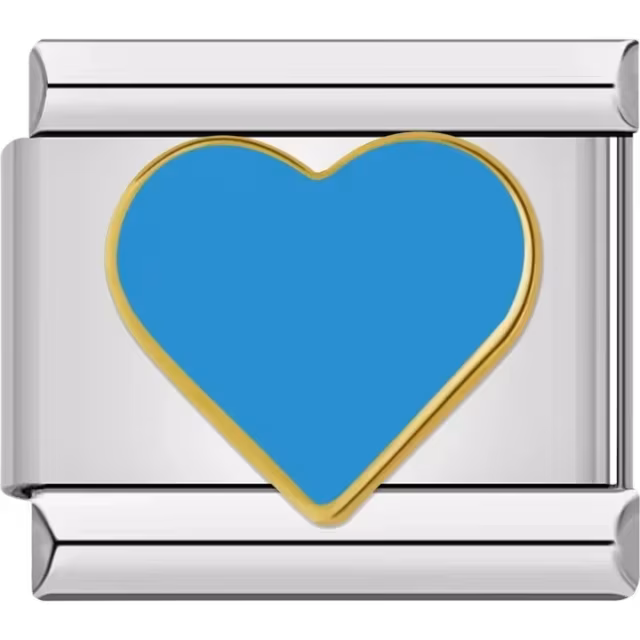Blue Heart Charm