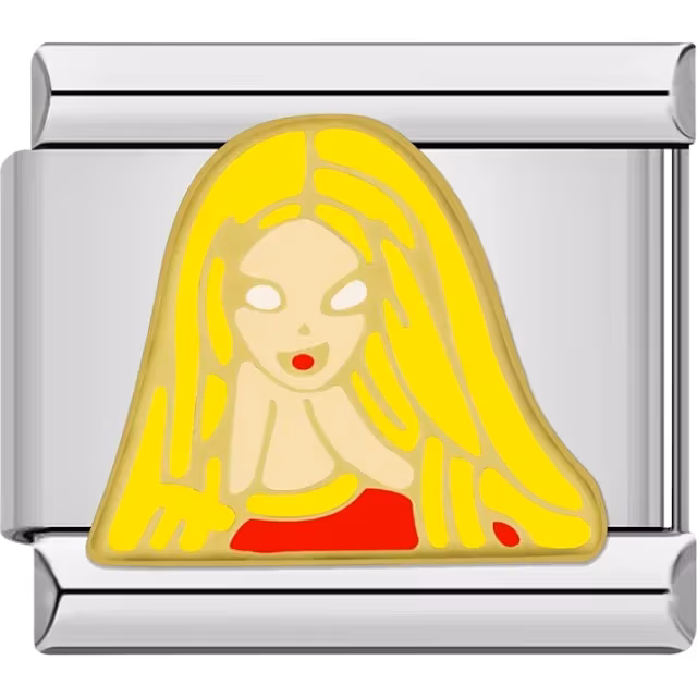 Blonde Woman Charm