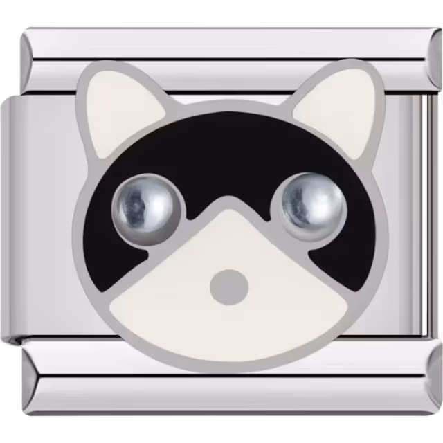 Black Cat Face Charm