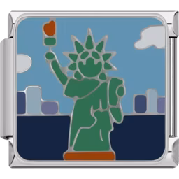 Statue of Liberty Charm Silver