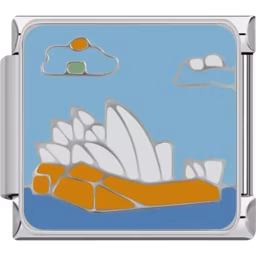 Sydney Opera House Charm Silver