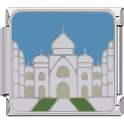 Taj Mahal Charm Silver