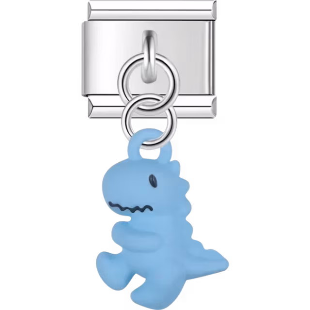 Blue Dinosaur Dangle Charm