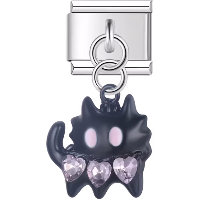 Black Cat Dangle Charm