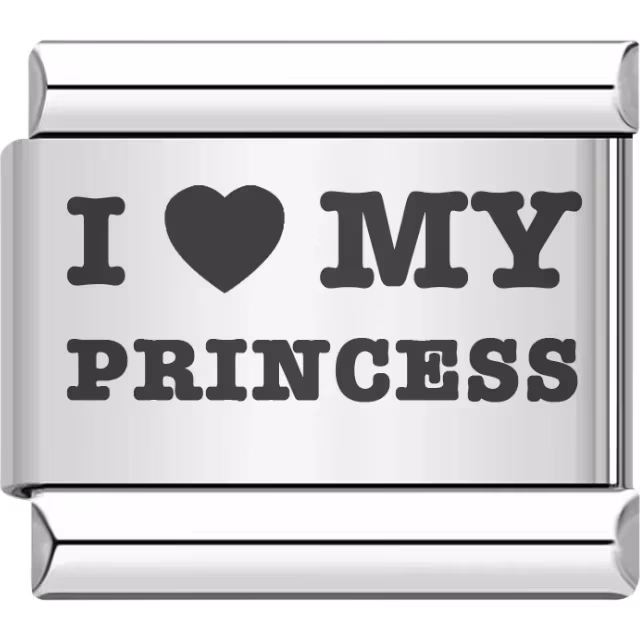I Love My Princess Charm