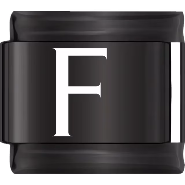 Black Letter F Charm
