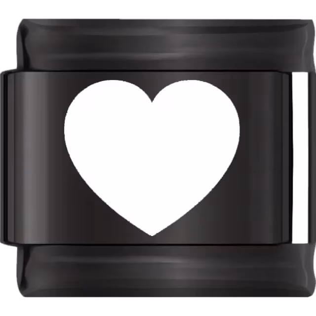 Black Heart Charm