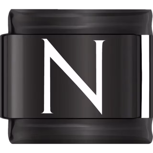 Black Letter N Charm