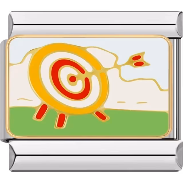 Archery Target Charm