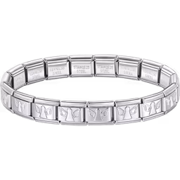 Angel Charms Italian Bracelet Silver