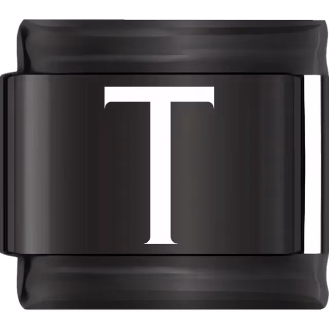 Black Letter T Charm