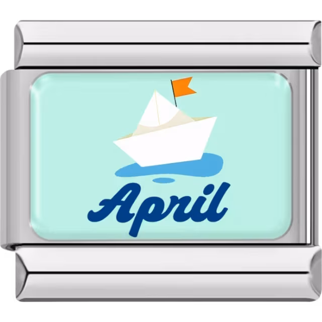 April Boat Charm